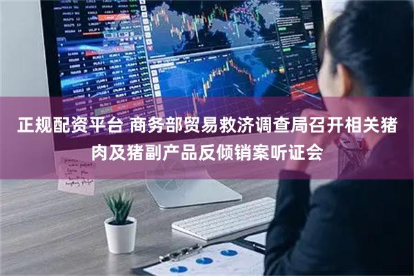 正规配资平台 商务部贸易救济调查局召开相关猪肉及猪副产品反倾销案听证会