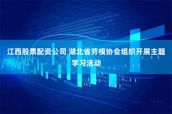 江西股票配资公司 湖北省劳模协会组织开展主题学习活动